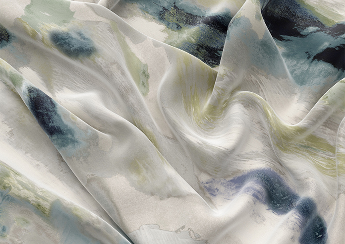 Interstellar, Teal - Twist&Fit Roman Blind - Image 4